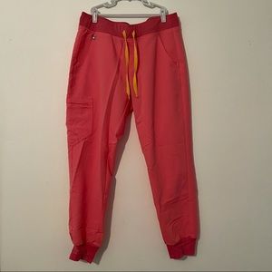 FIGS Neon Pink Zamora Joggers